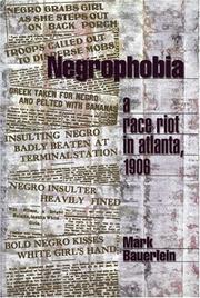 Cover of: Negrophobia by Mark Bauerlein