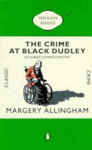 Cover of: The Crime at Black Dudley by Margery Allingham