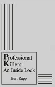 Cover of: Professional Killers  by Burt Rapp