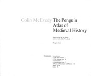 Cover of: The Penguin Atlas of Medieval History (Hist Atlas) by Colin McEvedy