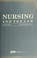 Cover of: Nursing and the Law