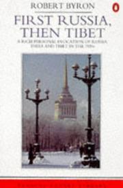 Cover of: First Russia, Then Tibet (Travel Library) by Robert Byron