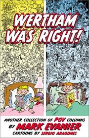 Cover of: Wertham Was Right! by Mark Evanier, Sergio Aragones