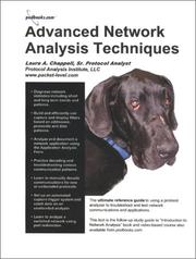 Cover of: Advanced Network Analysis Techniques by 