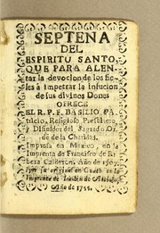 Septena del Espiritu Santo by Basilio Patricio