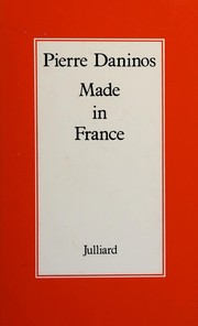 Cover of: Made in France