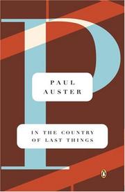 Cover of: In the country of last things by Paul Auster