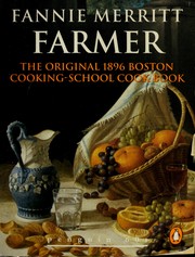 Cover of: The Original 1896 Boston Cooking-School Cookbook by Fannie Merritt Farmer