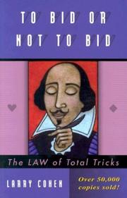 Cover of: To Bid or Not to Bid: The Law of Total Tricks