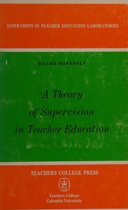 Cover of: Theory of Supervision in Teacher Education
