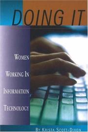 Cover of: Doing IT: women working in information technology