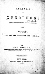 Cover of: The Anabasis of Xenophon by Xenophon