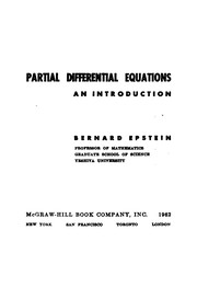 Cover of: Partial Differential Equations