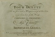 Cover of: Four duetts, op. 10 by Bonifazio Asioli