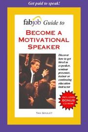 Cover of: FabJob Guide to Become a Motivational Speaker