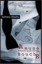 Cover of: Amuse Bouche by Anthony Bidulka