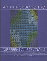 Cover of: An introduction to differential equations, with difference equations, Fourier series and partial differential equations