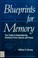Cover of: Blueprints for Memory