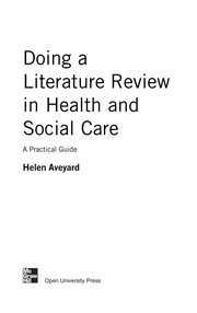 aveyard 2014 doing a literature review pdf