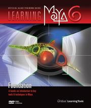 Cover of: Learning Maya 6 | Foundation