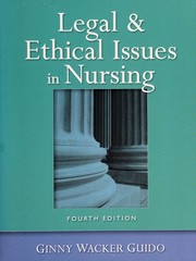 Cover of: Legal and ethical issues in nursing