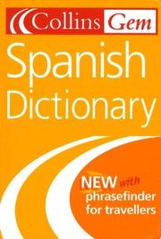 Cover of: Collins Gem Spanish Dictionary, 6e (Collins Gem)