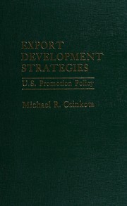Cover of: Export developmentstrategies by Michael R. Czinkota