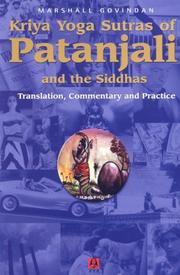 Cover of: Kriya Yoga Sutras of Patanjali and the Siddhas