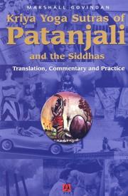 Cover of: Kriya Yoga Sutras of Patanjali and the Siddhas by 