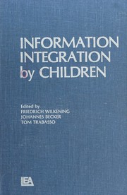 Cover of: Information integration by children