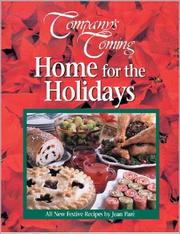 Cover of: Home for the Holidays (Company's Coming)