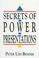 Cover of: Secrets of Power Presentations
