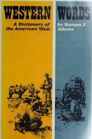 Cover of: Western words by Ramon F. Adams