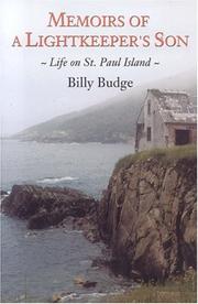 Memoirs of a lightkeeper's son by Billy Budge