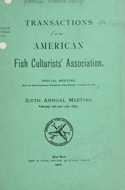 Cover of: Transactions - American Fisheries Society by American Fisheries Society