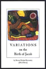 Cover of: Variations on the birth of Jacob