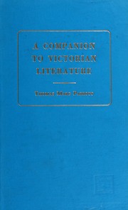 Cover of: A companion to Victorian literature