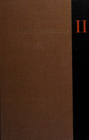Cover of: University mathematics