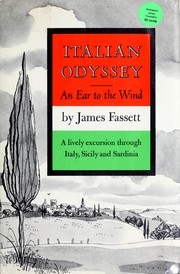 Cover of: Italian odyssey by Fassett, James H.