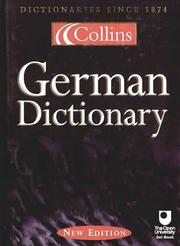 Cover of: Collins German-English, English-German Dictionary by Peter Terrell