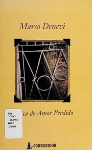 Cover of: Música de amor perdido by Marco Denevi