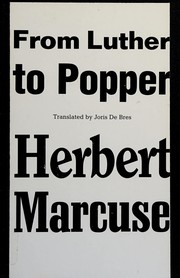 Cover of: From Luther to Popper