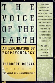 Cover of: The voice of the Earth by Roszak, Theodore
