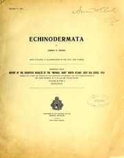 Cover of: Echinodermata by James A. Grieg