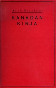 Cover of: Kanadan-kirja