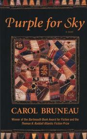 Cover of: Purple for sky by Carol Bruneau