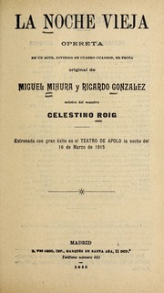 Cover of: La noche vieja by Celestino Roig
