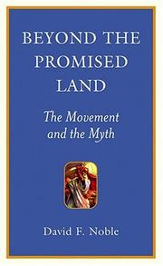 Cover of: Beyond the Promised Land (Provocations) by David F. Noble