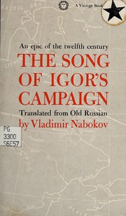 Cover of: The song of Igor's campaign: an epic of the twelfth century.