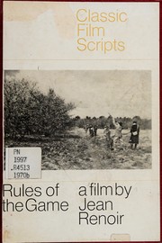 Cover of: Rules of the game: a film.